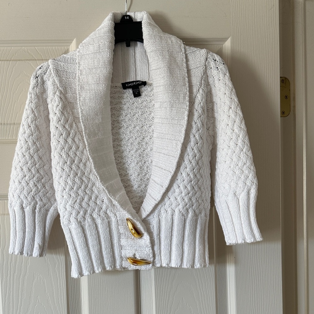 White Cardigan - Bebe brand